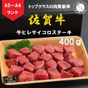 【ふるさと納税】 佐賀牛 ヒレサイコロステーキ 400g【陶窯みかわや】A5 A4 黒毛和牛 厳選 最高級 サイコロステーキ ステーキ ブランド牛 霜降り ヒレ...