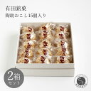 【ふるさと納税】有田銘菓 陶助おこし 15個入り×2箱【寿食品】前田陶助堂 餅おこし やわらかい しょうが風味 手作り 伝統菓子 ギフト 和菓子 12500円 F12-41