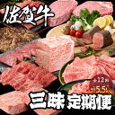 【ふるさと納税】佐賀牛三昧定期便 毎月届く 全12回 計5.5kg 肉 定期便 佐賀牛 こだわり おすすめ ギフト 贈答 黒毛和牛 ランキング 30万円 300...