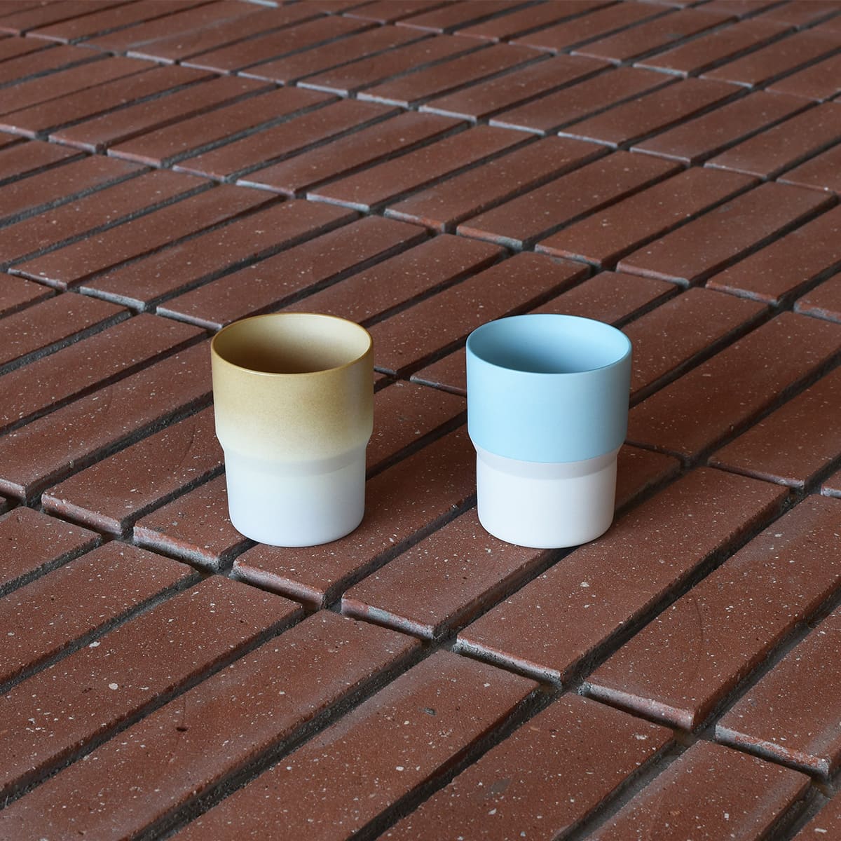 A18-19 【ふるさと納税】1616/ S&B Mug Blue & Light Brown セット 有田焼 器 食器 マグカップ 白 ホワイト ブルー ブラウン