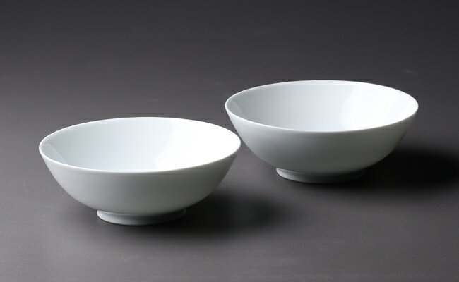 【ふるさと納税】佐賀県有田町 佳秀窯 西山正 ろくろ手作り 白磁ペア小鉢