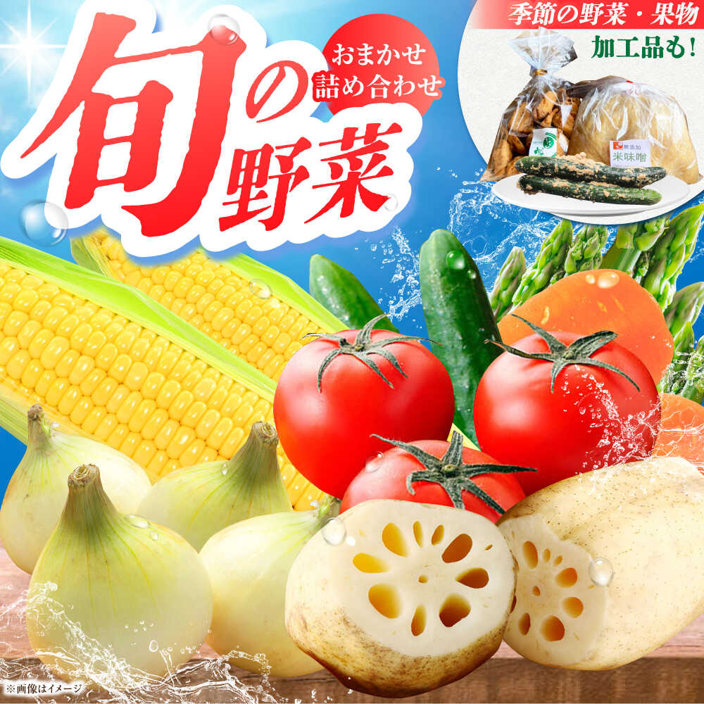 新鮮野菜・加工品 おまかせ詰め合わせ [だいちの家] 