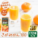 45位! 口コミ数「0件」評価「0」＜全12回定期便＞ 【佐賀県産温州みかん使用】さがみかん100　総計72本（1L×6本）【JAさが 杵島支所】果汁100% 濃縮還元[HAM･･･ 