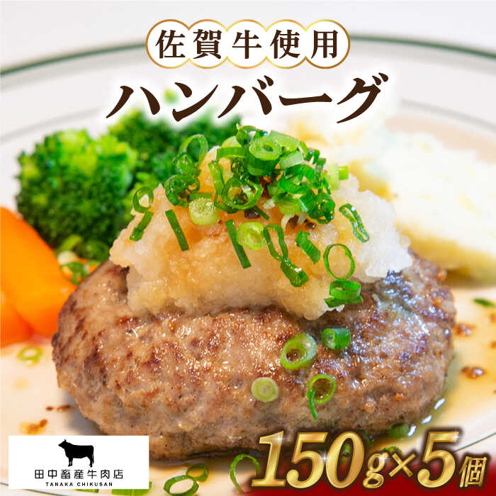 10位! 口コミ数「0件」評価「0」佐賀牛 ハンバーグ 5個セット【田中畜産牛肉店】 [HBH038]