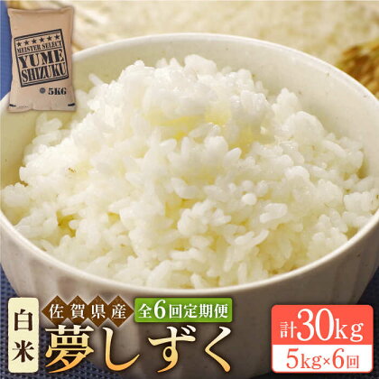 【全6回定期便】令和5年産 夢しずく 白米 5kg【大塚米穀店】 [HBL023]