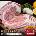 【ふるさと納税】佐賀県産 黒毛和牛 贅沢 ロース 焼肉用 450g 1パック リブロース サーロイン BBQ 焼き肉 牛肉 冷凍【株式会社いろは精肉店】 [IAG028]