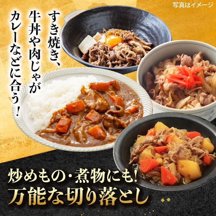 【ふるさと納税】【全3回定期便】 牧場直営店の黒毛和牛 切り落とし 1200g（400g×3パック）【川崎畜産】経産牛 お肉 肉 牛肉 冷凍 和牛 切落し [IAX017]