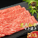 【ふるさと納税】O155 佐賀産和牛すき焼き 500g 佐賀産 黒毛和牛 ウデ 国産牛 和牛 ブランド牛 牛肉 肉 高級 人気 おすすめ 佐賀県 太良町