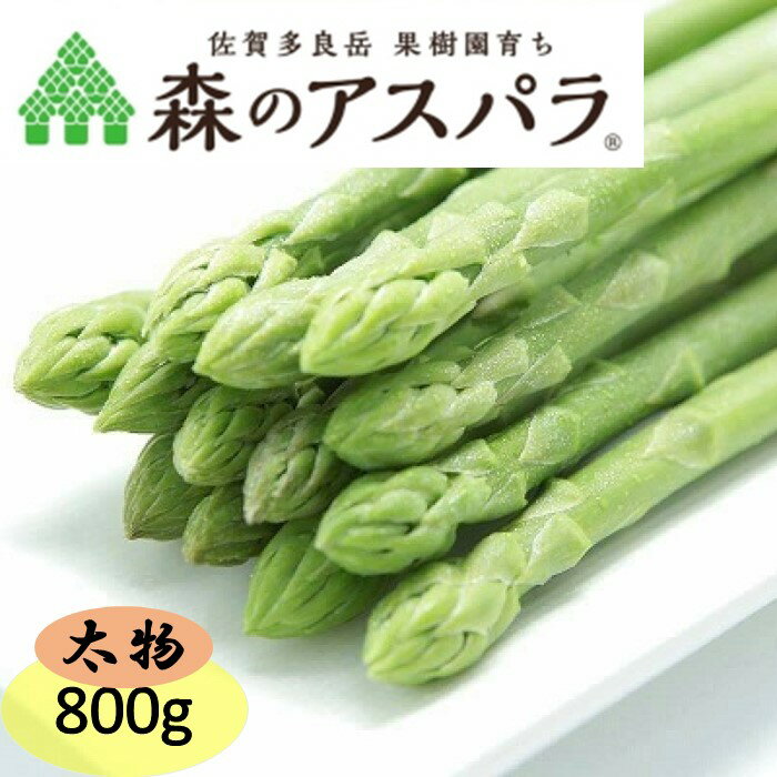 【ふるさと納税】【令和7年3月より発送開始】NB-8 太もの!採れたて直送!「森のアスパラ」800g
