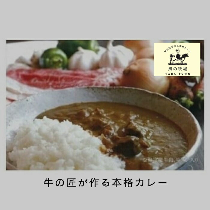 風の牧場「牛の匠が作る本格カレー」[200g×4個(箱なし)]