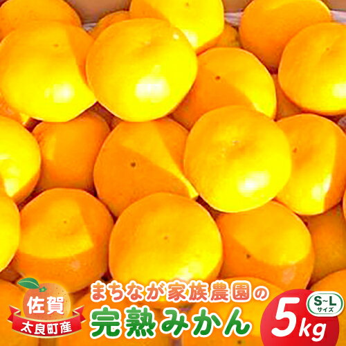 【ふるさと納税】L-51 まちなが家族農園の完熟みかん　5kg　みかん ミカン 蜜柑 たらみかん 太良みかん 温州みかん 完熟みかん 甘熟 柑..
