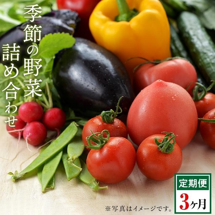 【ふるさと納税】【3回定期便】長崎県産 季節の野菜BOX【産直松吉】 | 長崎 長崎県 野菜 詰め合わせ 詰合せ 九州 定期便 おまかせ フルーツ 果物 新鮮 送料無料 お楽しみ