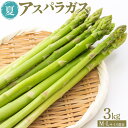 【ふるさと納税】夏アスパラガス 3kg M・Lサイズ混在 2025年6月より順次発送