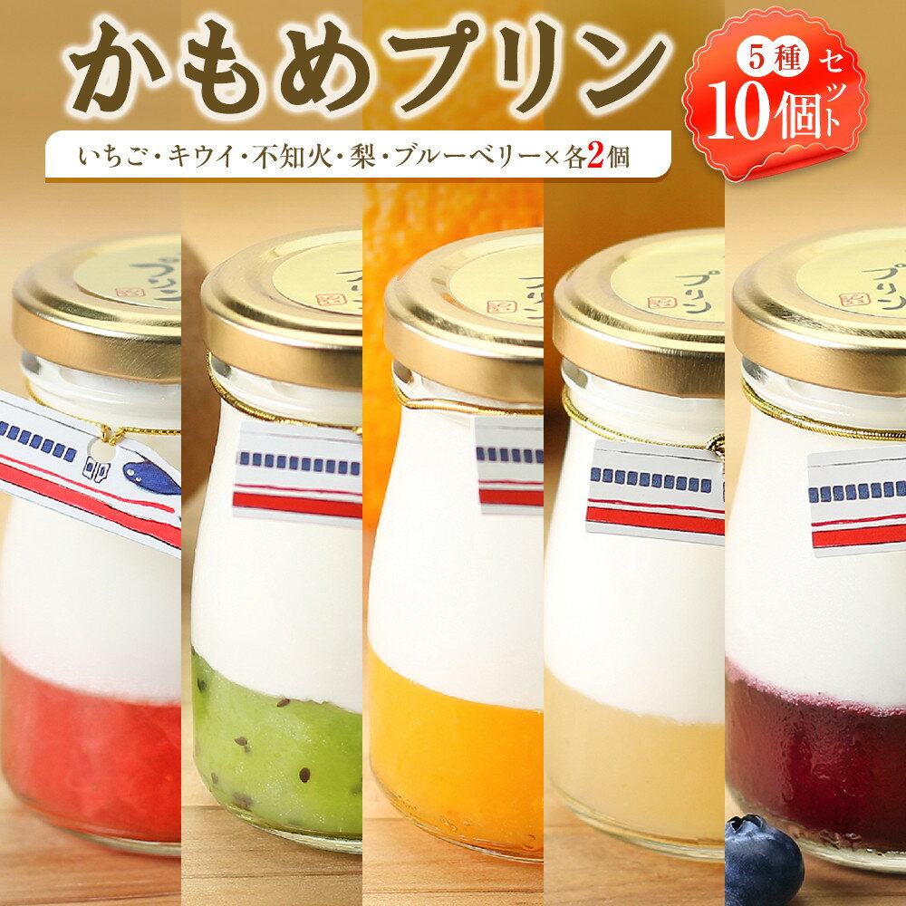 【ふるさと納税】かもめプリン5種10個セット | 菓子 おかし スイーツ デザート 食品 人気 おすすめ 送料無料