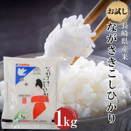 長崎県産米 令和5年産 ながさきこしひかり 1kg 楽天限定 | お試し コシヒカリ 3000円 3千円 送料無料 長崎 九州 お取り寄せ 米 お米 おこめ こめ コメ 特産品 楽天ふるさと納税