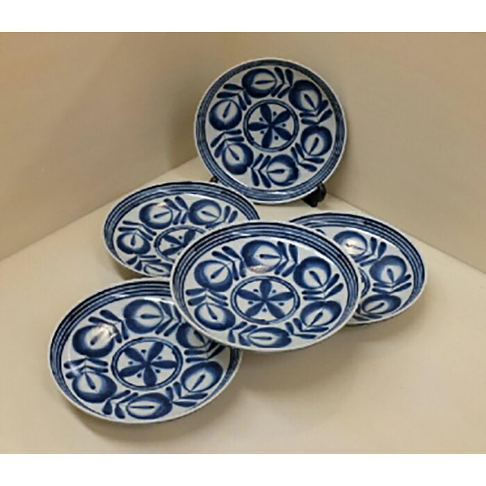 【ふるさと納税】【波佐見焼】φ19.5cm皿5枚組 モダンブルーL【西海陶器】 5 73508 | ギフト 陶器 touki おしゃれ 伝統 人気 おススメ 長...