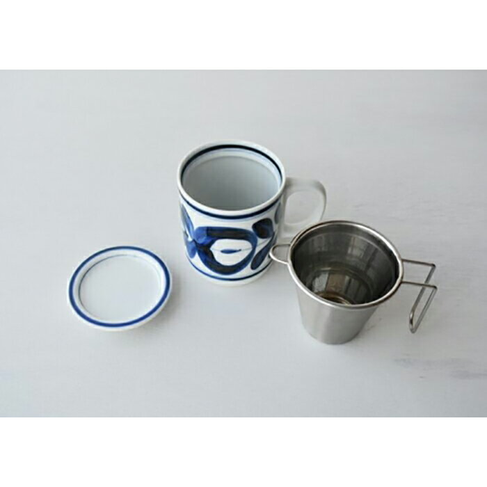 【ふるさと納税】【波佐見焼】茶こしと蓋付きマグ マジョリカ【西海陶器】 1 10220 | ギフト 陶器 touki おしゃれ 伝統 人気 おススメ 長崎県 長...