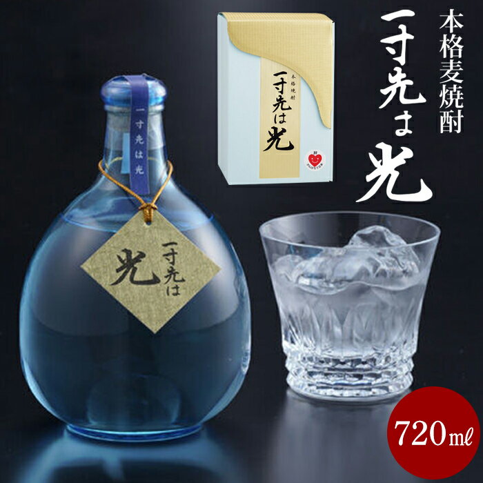 一寸先は光 720ml | むぎ焼酎 送料無料 お取り寄せ 取り寄せ アルコール飲料 西海市 本格焼酎 瓶 ご当地 楽天ふるさと納税 楽天ふるさと 納税 名