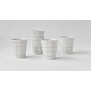 【ふるさと納税】【波佐見焼】es cup チェック RD(M) 【西海陶器】5 42130 | ギフト 陶器 touki おしゃれ 伝統 人気 おススメ 長崎県...