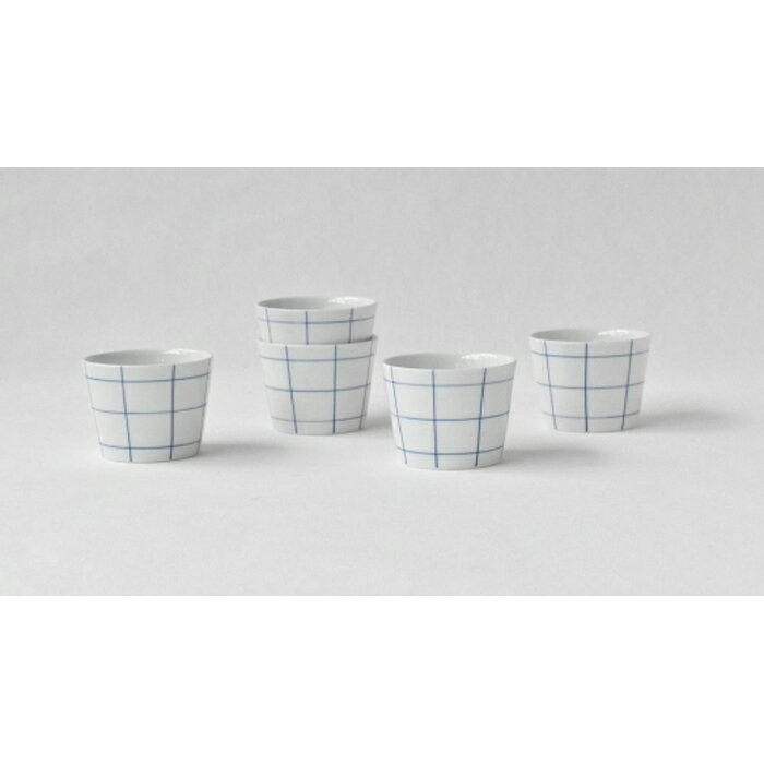 [波佐見焼]es cup チェックBU [S] [西海陶器]5 45406 | ギフト 陶器 touki おしゃれ 伝統 人気 おススメ 長崎県 長崎 九州 楽天ふるさと 納税 故郷納税 返礼品 支援 波佐見焼き はさみやき はさみ焼き 陶磁器 雑貨 焼き物 ボウル