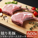 【ふるさと納税】長崎県産「競り美豚」トマホークロースステーキ 300g×2本 | トマホーク ロース ステーキ 競美豚 競り美豚 豚肉 お肉 肉 送料無料