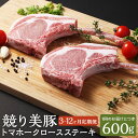 【ふるさと納税】【選べる定期便】長崎県産「競り美豚」トマホーク ロースステーキ 計600g(300g×2本) 3ヶ月/6ヶ月/12ヶ月 定期便 肉 豚肉 お肉 ...