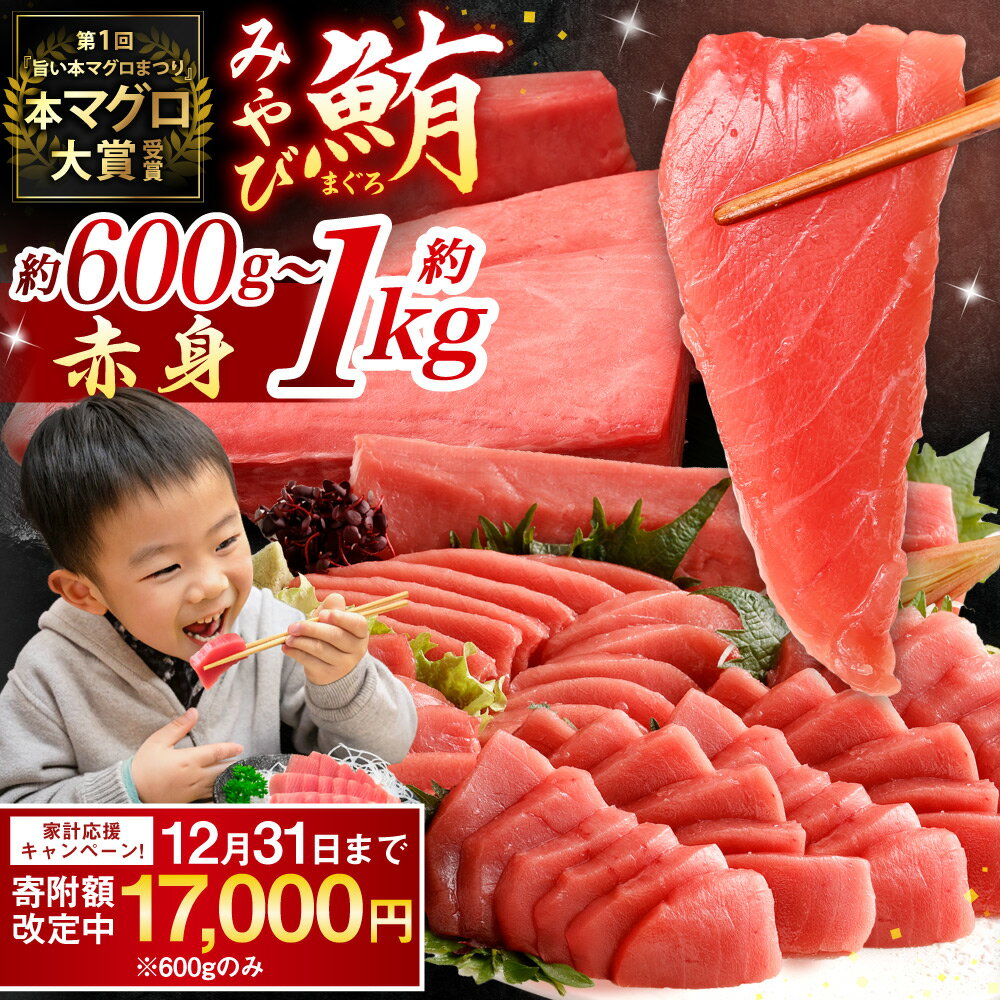 【ふるさと納税】【期間限定！～12月31日まで寄附額改定中】本マグロ 大賞受賞 みやび鮪 赤身 選べる ...