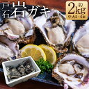 【ふるさと納税】戸石岩ガキ 生食用 約2kg 中大5〜6個 殻付き 軍手・カキナイフ付き カキ 牡蠣 貝 貝類 海鮮 長崎市産 九州産 冷蔵 送料無料