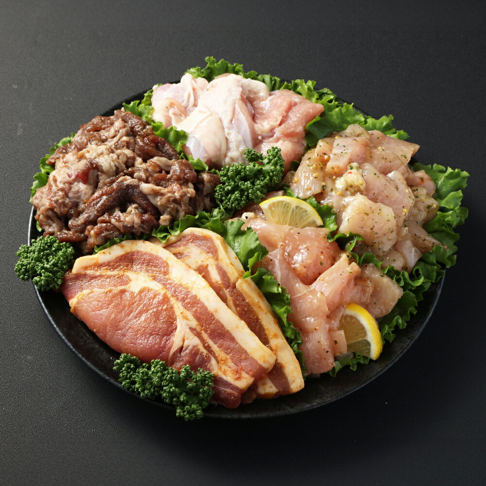 【ふるさと納税】簡単調理 5種類 詰合せセット 鶏コロちゃん（レモン・バジル） 漬け込み鶏もも 豚味噌漬け 国産牛プルコギ 鶏肉 豚肉 牛肉 お肉 冷凍 長崎県 長崎市 送料無料