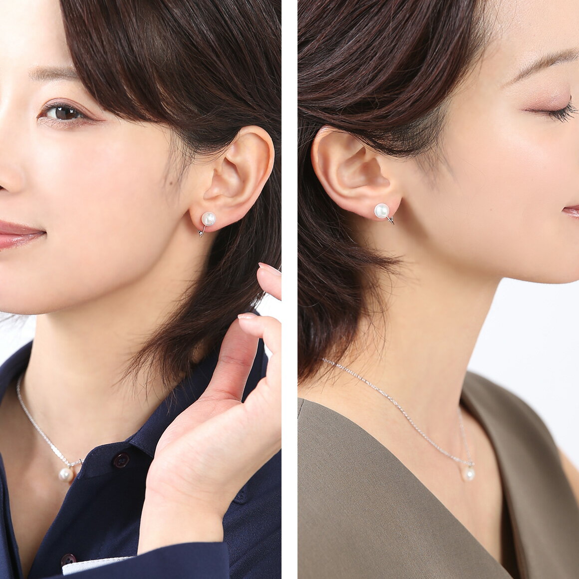 【ふるさと納税】【7営業日以内に発送】LGQ016あこや真珠 7.5-8.0mm イヤリング（ネジバネ式） 1ペア SV925 シルバー パール ジュエリーポーチ付 レディース アクセサリー ジュエリー 長崎県 長崎市 送料無料