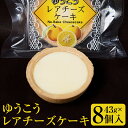 【ふるさと納税】ゆうこうのレアチーズケーキ 8個入り | 冷凍 チーズケーキ ケーキ ゆうこう おやつ お菓子 デザート 柑橘 ジュレ 洋菓子 ギフト 手土産 スイーツ お取り寄せ 長崎県 長崎市 送料無料