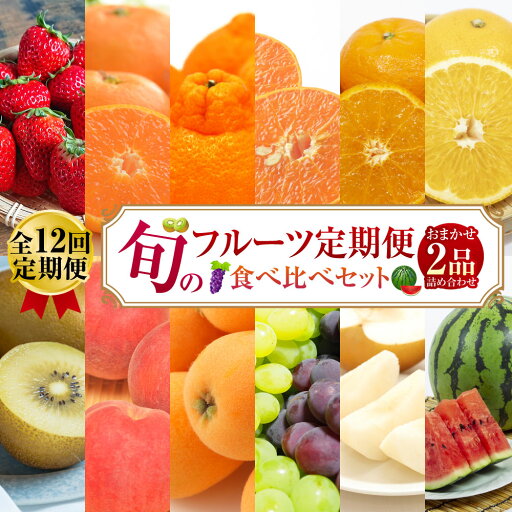 【ふるさと納税】【全12回定期便】旬のフルーツ 定期便 食べ比べ セット 季節により厳選した果物を2品目 詰め合わせ 果物 くだもの ふるーつ 旬 詰合せ 新鮮 セット 定期便 果物定期便 ダイコー青果 長崎市 【ふるさと納税】【全12回定期便】旬のフルーツ 定期便 食べ比べ セット 季節により厳選した果物を2品目 詰め合わせ 果物 くだもの ふるーつ 旬 詰合せ 新鮮 セット 定期便 果物定期便 ダイコー青果 長崎市