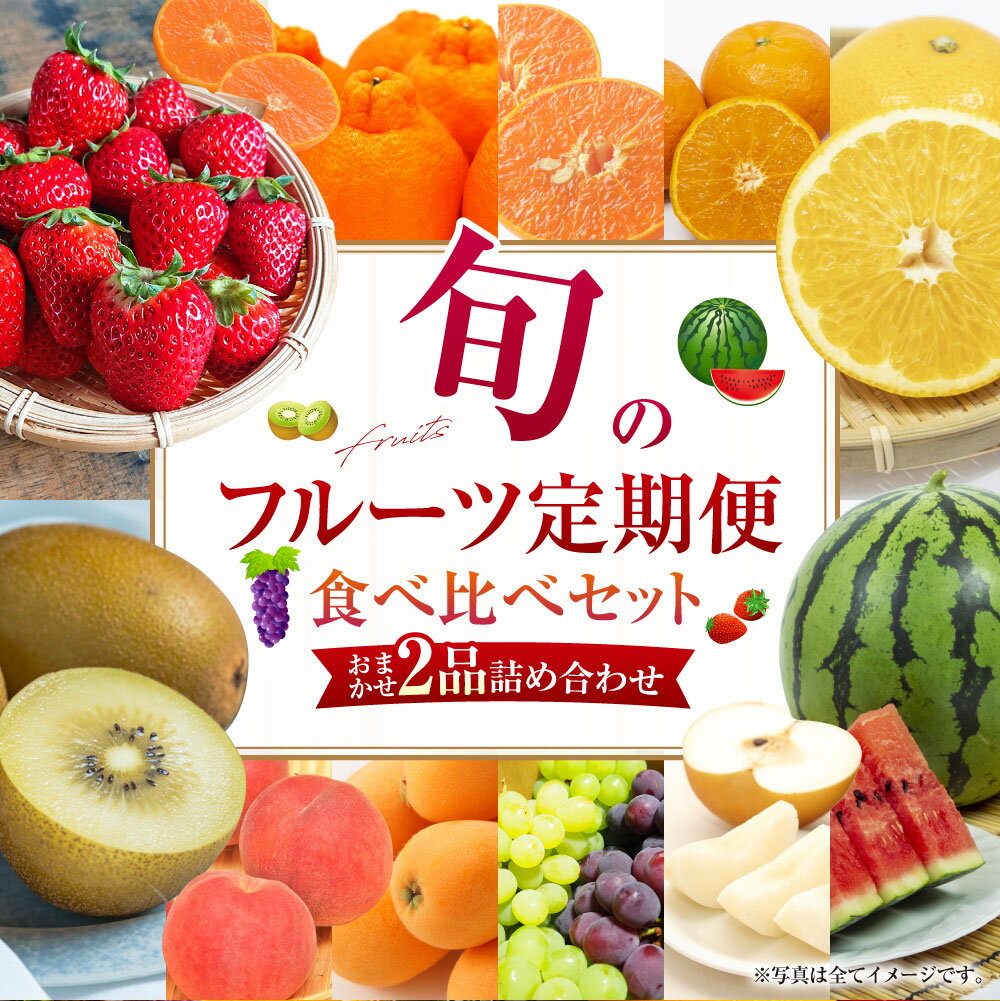 【ふるさと納税】旬のフルーツセット 季節により厳選した果物を2品目詰め合わせ フルーツ 果物 くだもの 旬のフルーツ 季節のフルーツ お楽しみ セット 送料無料