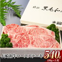 【ふるさと納税】長崎和牛 ロースステーキ(180g×3枚) 計540g ながさき牛 肉 霜降り 和牛 牛肉 お肉 冷凍 国産 長崎県 長崎市 送料無料