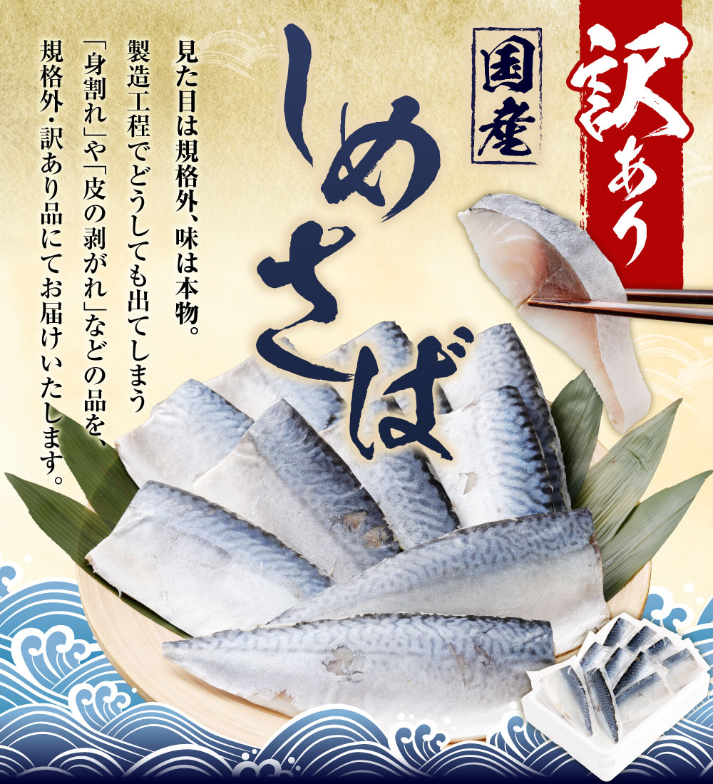 【ふるさと納税】【14営業日以内発送】【訳あり】しめさば 計1～1.2kg（100～120g×10パック） しめ鯖 〆さば さば サバ 鯖 真さば 魚介類 水産物 冷凍 国産 長崎県 長崎市 送料無料