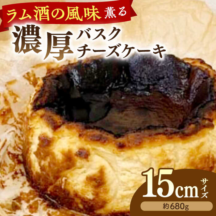 【ふるさと納税】バスク チーズケーキ 5号 直径15cm 長