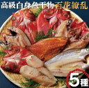 【ふるさと納税】丸富の 高級 白身魚 干物 百花繚乱 計5種10枚 鮮度と旨味を閉じ込める低温冷風乾燥 干物セット つぼ鯛 カマス 金目鯛 銀ヒラス あらかぶ 冷凍 ギフト 贈答 のし お中元 お歳暮…