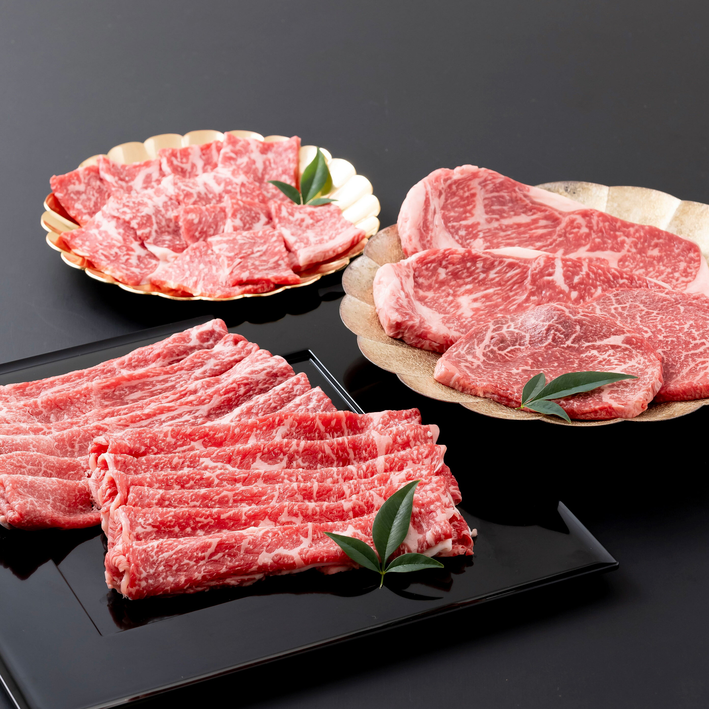 [定期便]長崎県産牛 食べ比べ ぜいたく便[12回お届け]