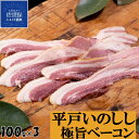 【ふるさと納税】ジビエ いのしし ベーコン 平戸いのしし 極旨 ベーコン スライス 100g 3セット 長崎県( 平戸市 ・ 佐世保市 ・ 松浦市 )産 猪肉 ...