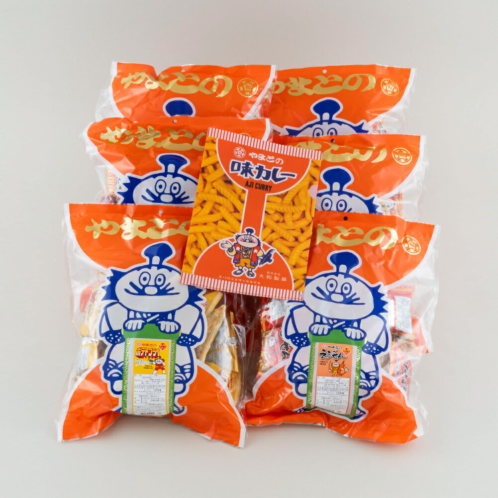 【ふるさと納税】スナック菓子 6種(計120袋) 詰め合わせ 駄菓子 お菓子 個包装 味カレー 大和製菓 小分け 業務用 子供会景品 おつまみ 常温 クリアファイル