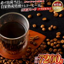 【ふるさと納税】《定期便》必ず出荷日に自家熟成焙煎ブラジルNo.2豆(1.2kg)+ドリップバッグ4パック【6回お届け】