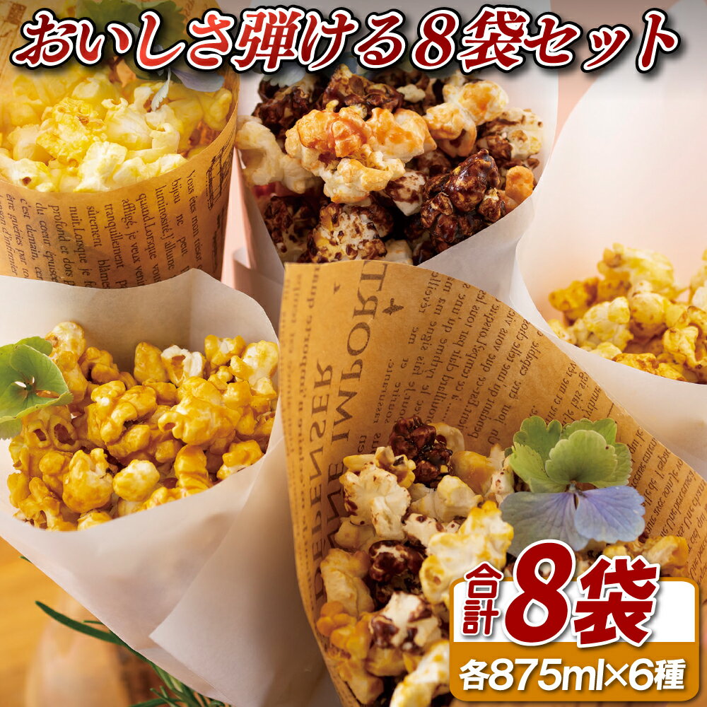 【ふるさと納税】〈ジェリーズポップコーン〉おいしさ弾ける8袋セット