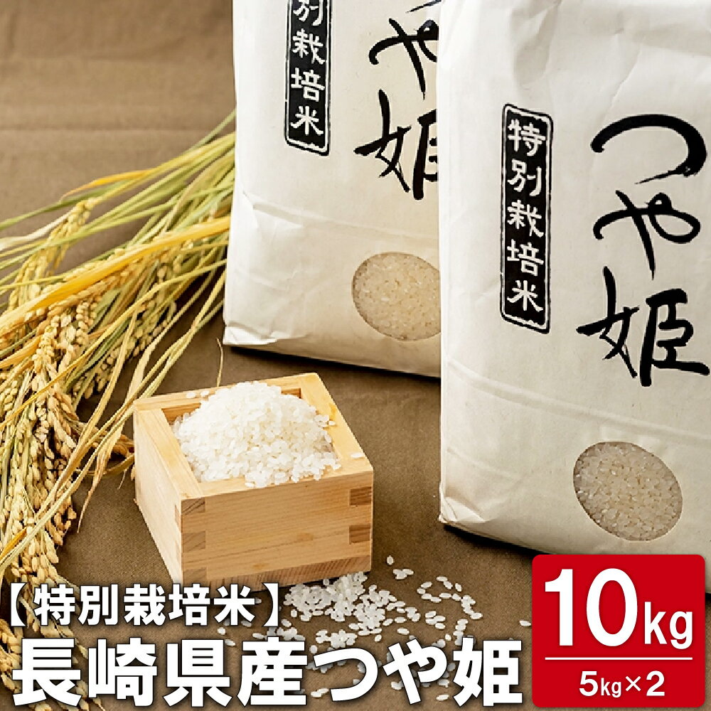 【ふるさと納税】【特別栽培米】長崎県産 つや姫 約10kg (5kg×2袋) こめ ...