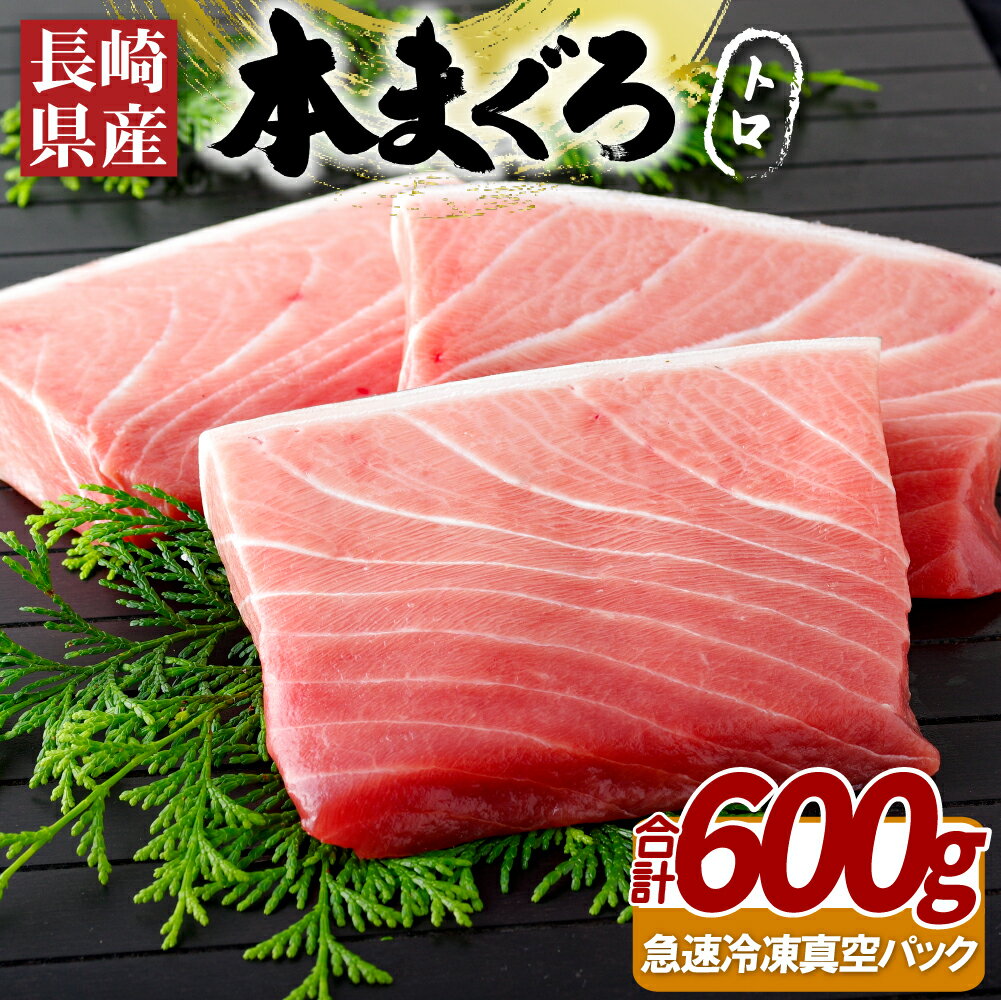 【お寿司屋プロの味】長崎県産 本まぐろ トロ 約600g すし店で施すプロの解凍 鮮やかな色としっとりとした味わいを再現する解説書付き 刺身 急速冷凍 真空 冷凍 ギフト 贈答 のし お中元 お歳暮 マグロ まぐろ 鮪 本マグロ 長崎 ふじなが本店 43500円