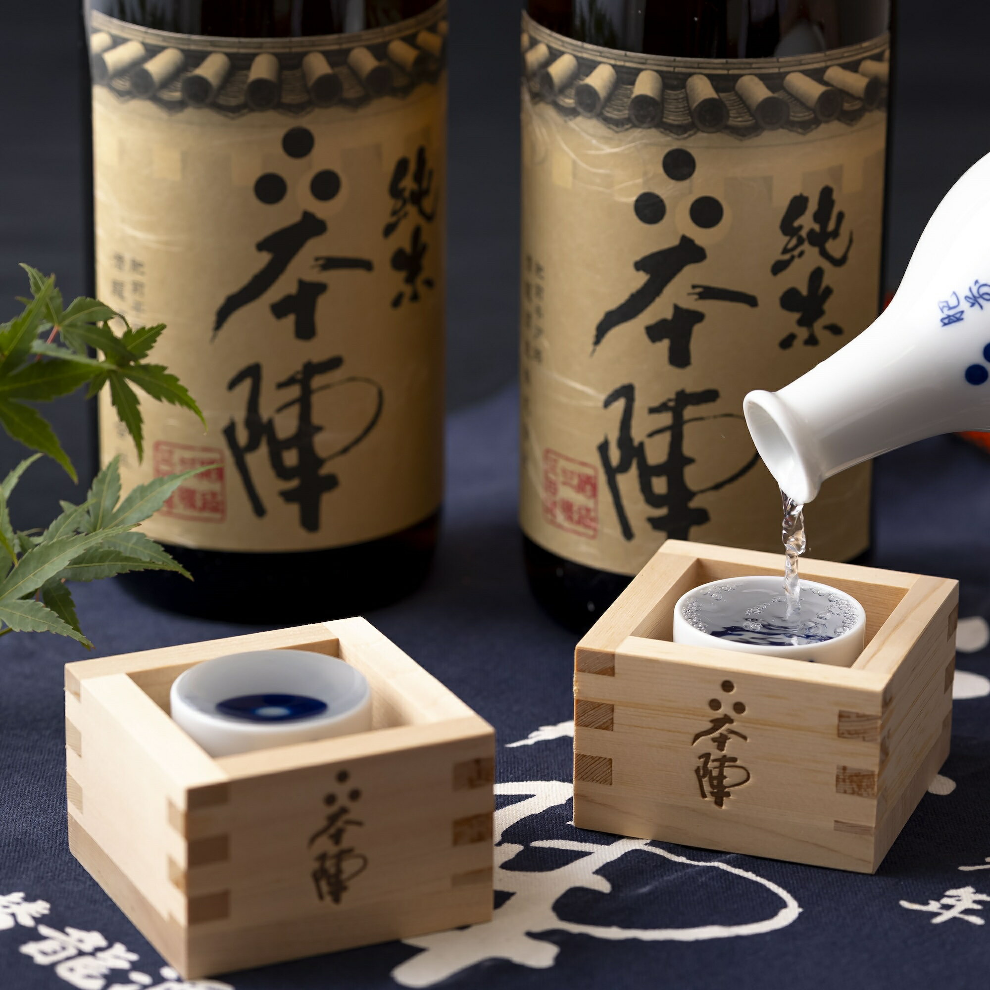 本陣純米たっぷり一升瓶2本セット