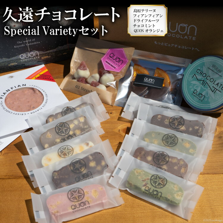 【ふるさと納税】BF087久遠チョコレート Special Varietyセット 【思いやり型返礼品 支援 久遠 チョコ...