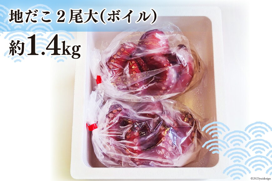 【ふるさと納税】BB044 長崎産 地だこ 2尾（約1.4kg）