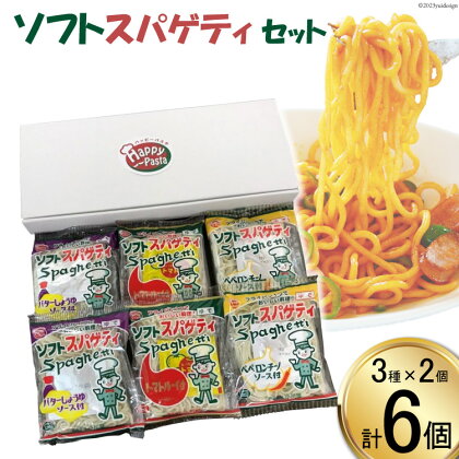 【AH054】 ソフトスパゲティ（3種×2個） 6食セット