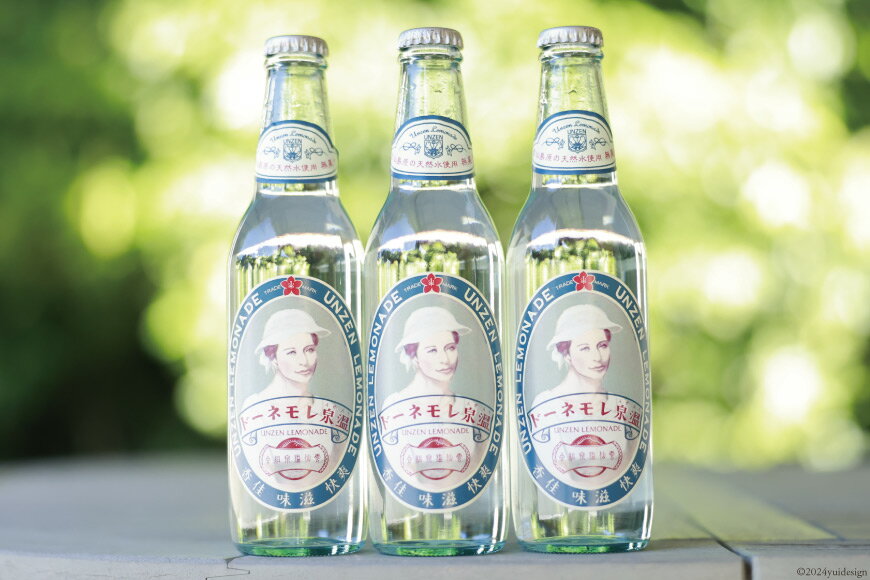 【ふるさと納税】 AI173 島原湧水99％使用！温泉（うんぜん） レモネード 330ml×24本 [ 島原 湧水 水 炭酸 サイダー レモン 温泉 ジュース ラムネ レトロ かわいい 山崎本店酒造場 長崎県 島原市 ]