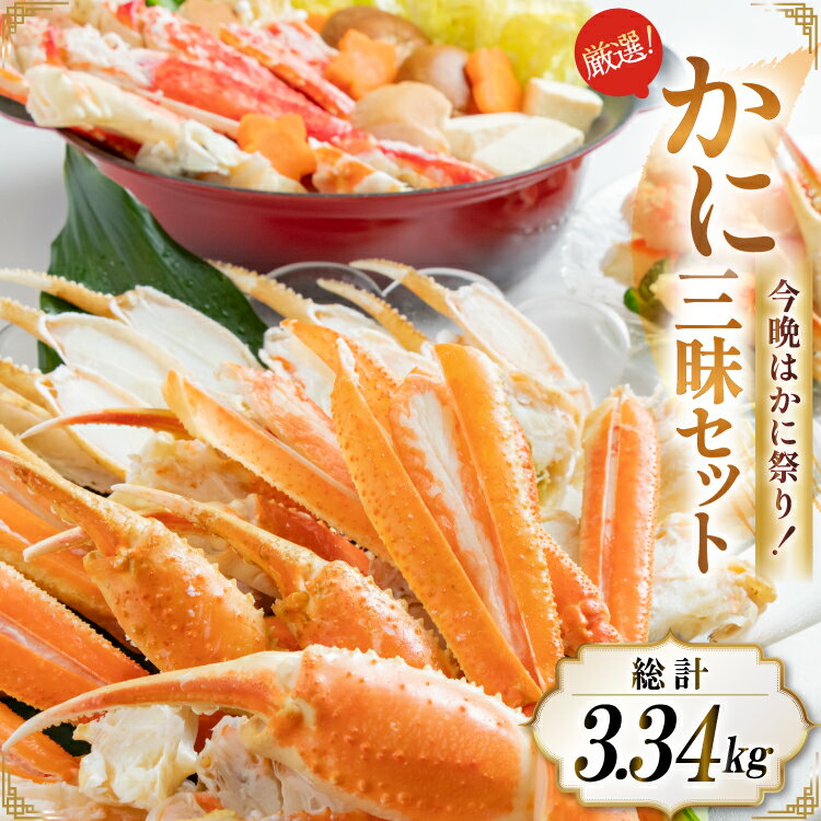 【ふるさと納税】GA071 今晩はかに祭り！家族みんなが喜ぶ かに三昧セット【ズワイツメ・たらば・ズ ...